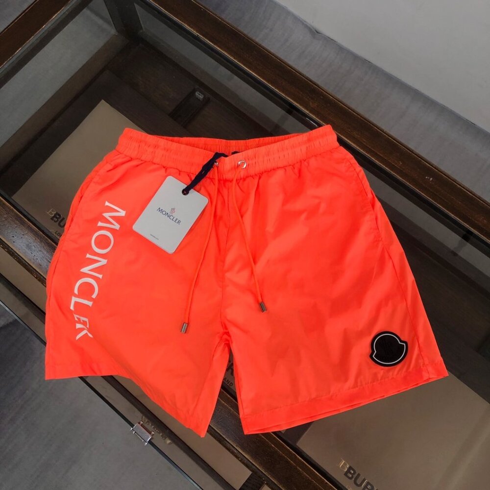 Moncler Orange Swim Trunks